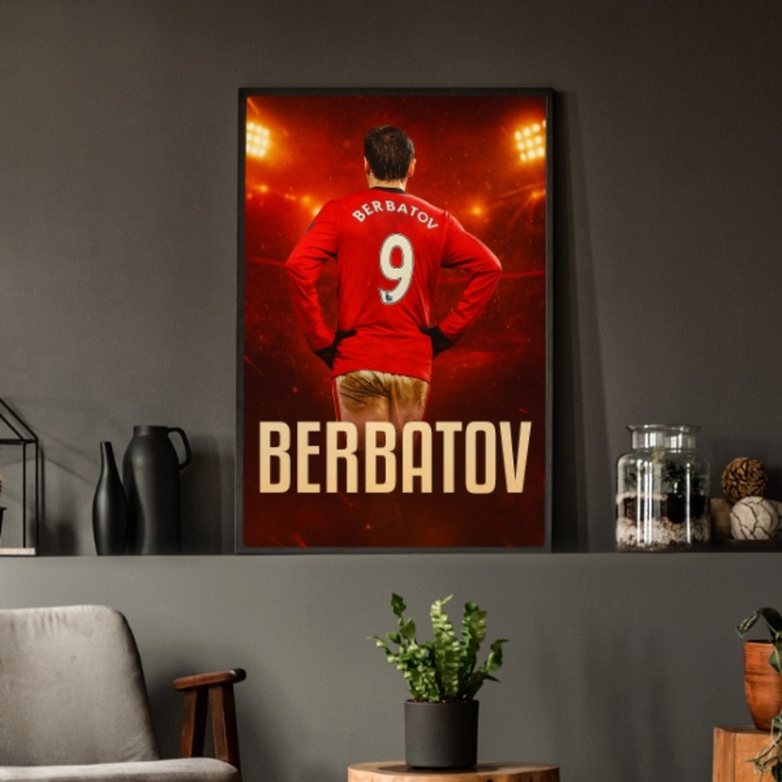 Плакат Димитър Бербатов