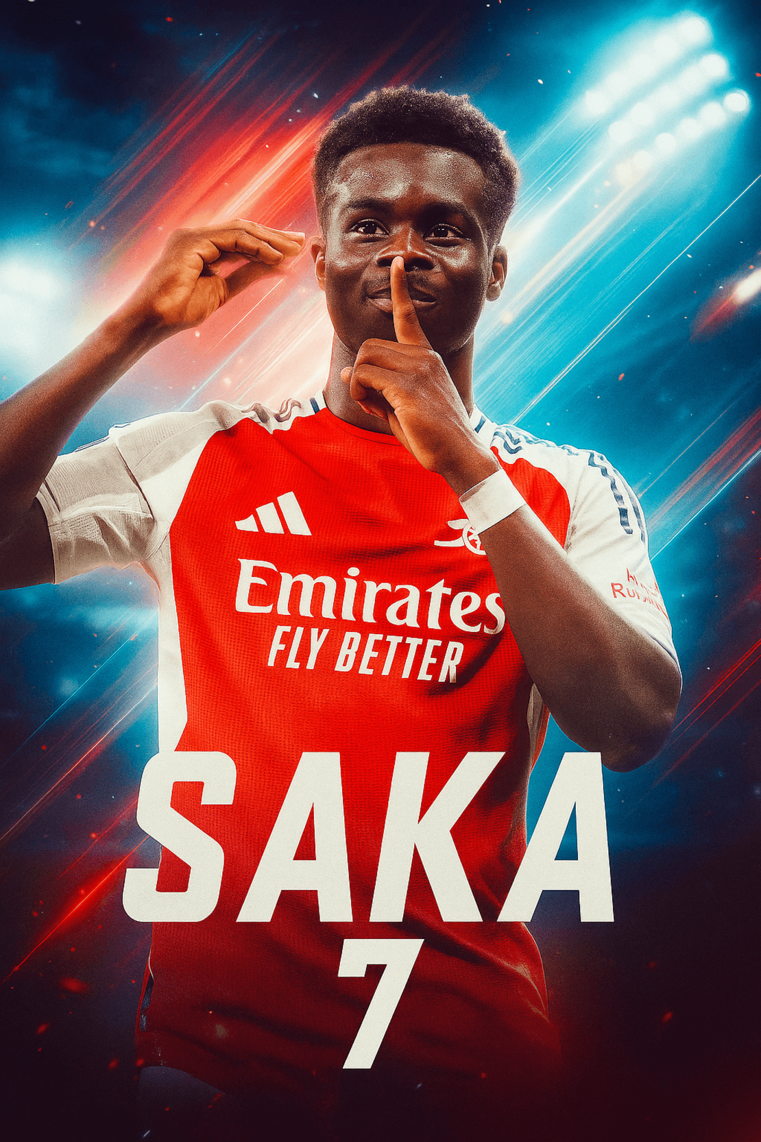 Плакат Bukayo Saka