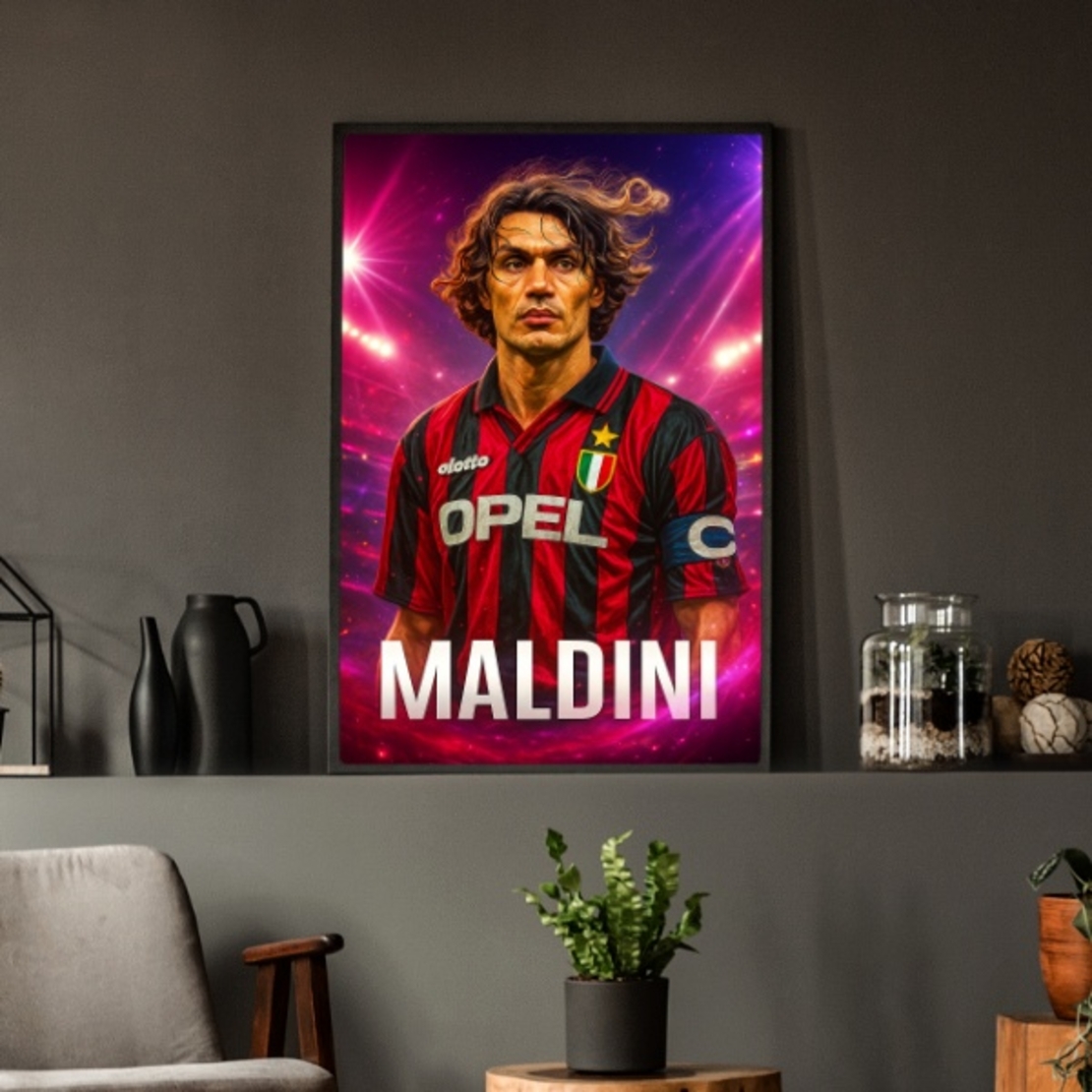 Плакат Paolo Maldini