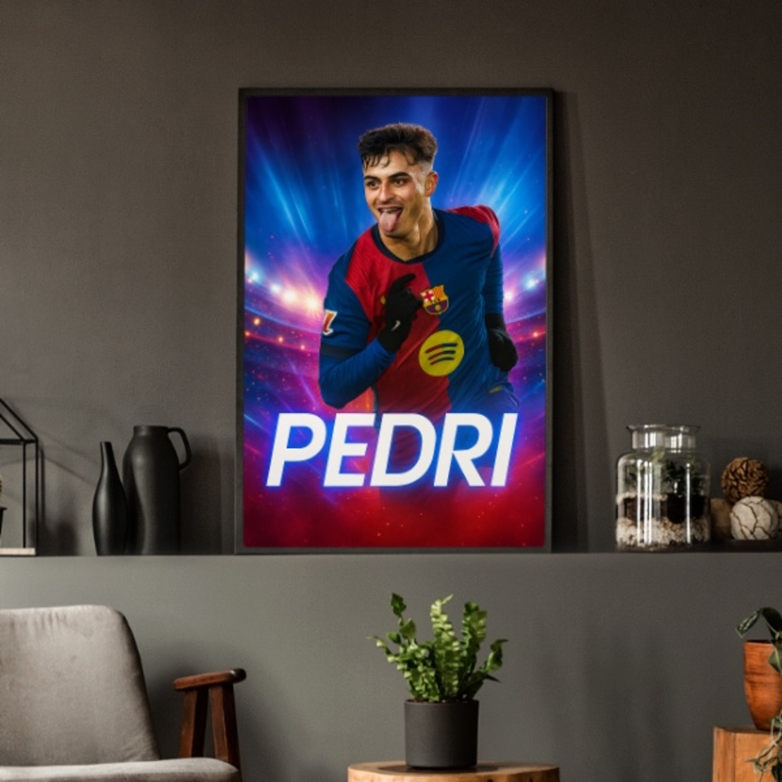 Плакат Pedri