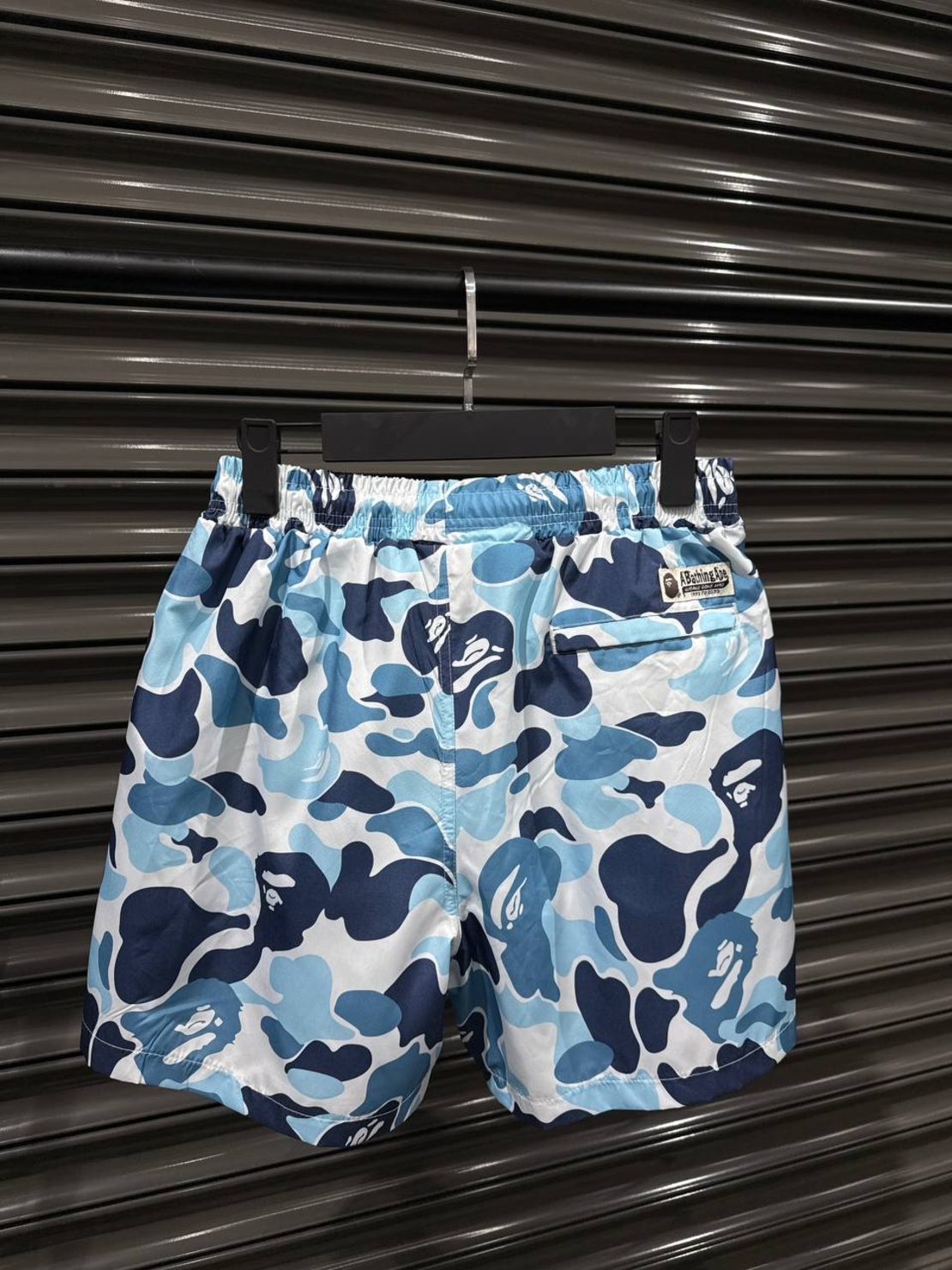 Мъжки Плувни Шорти Bape Blue