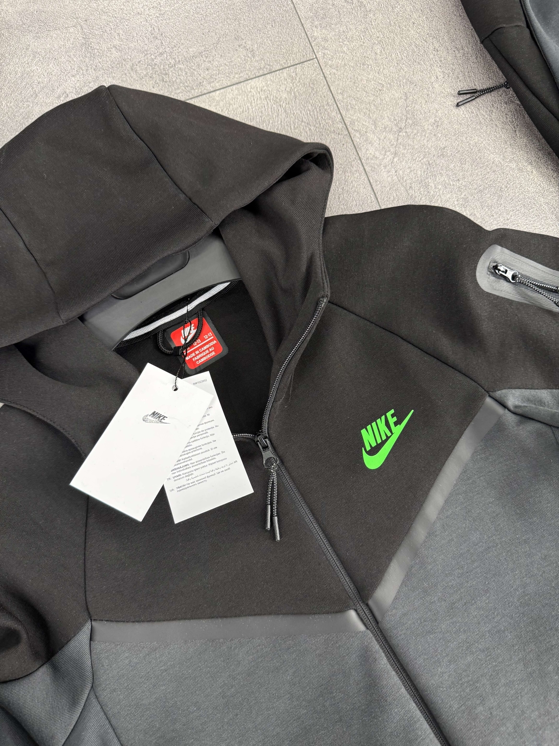 Детски Екип NK TCH Black/Grey