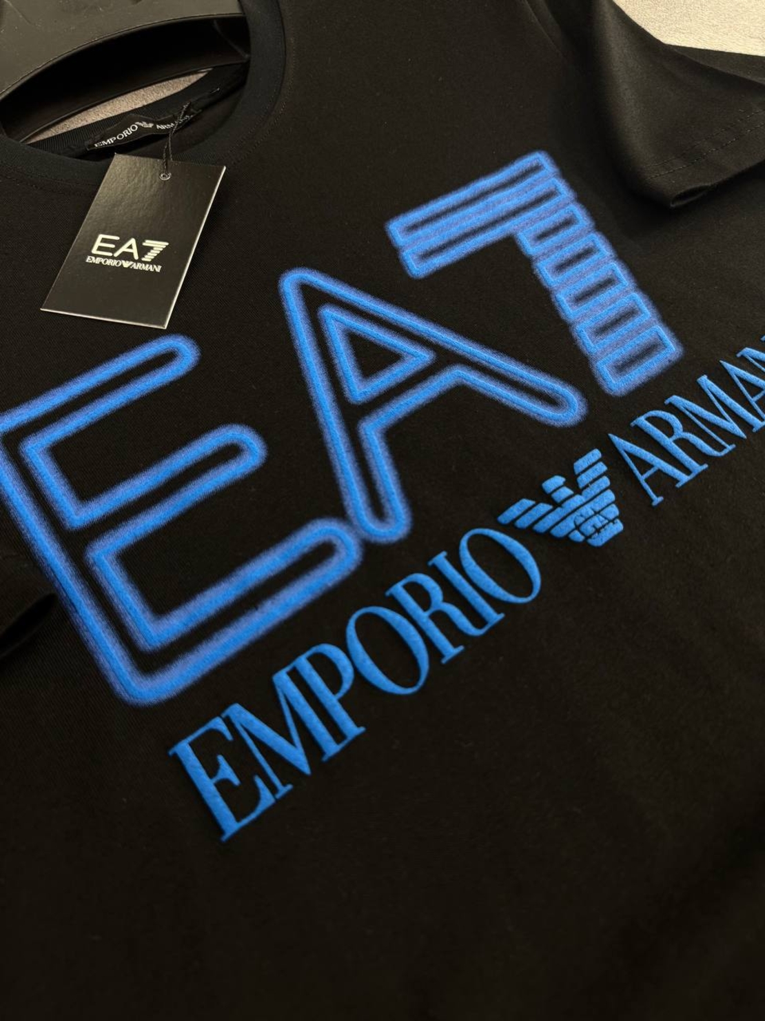 Мъжки Екип EA7 Black/Blue