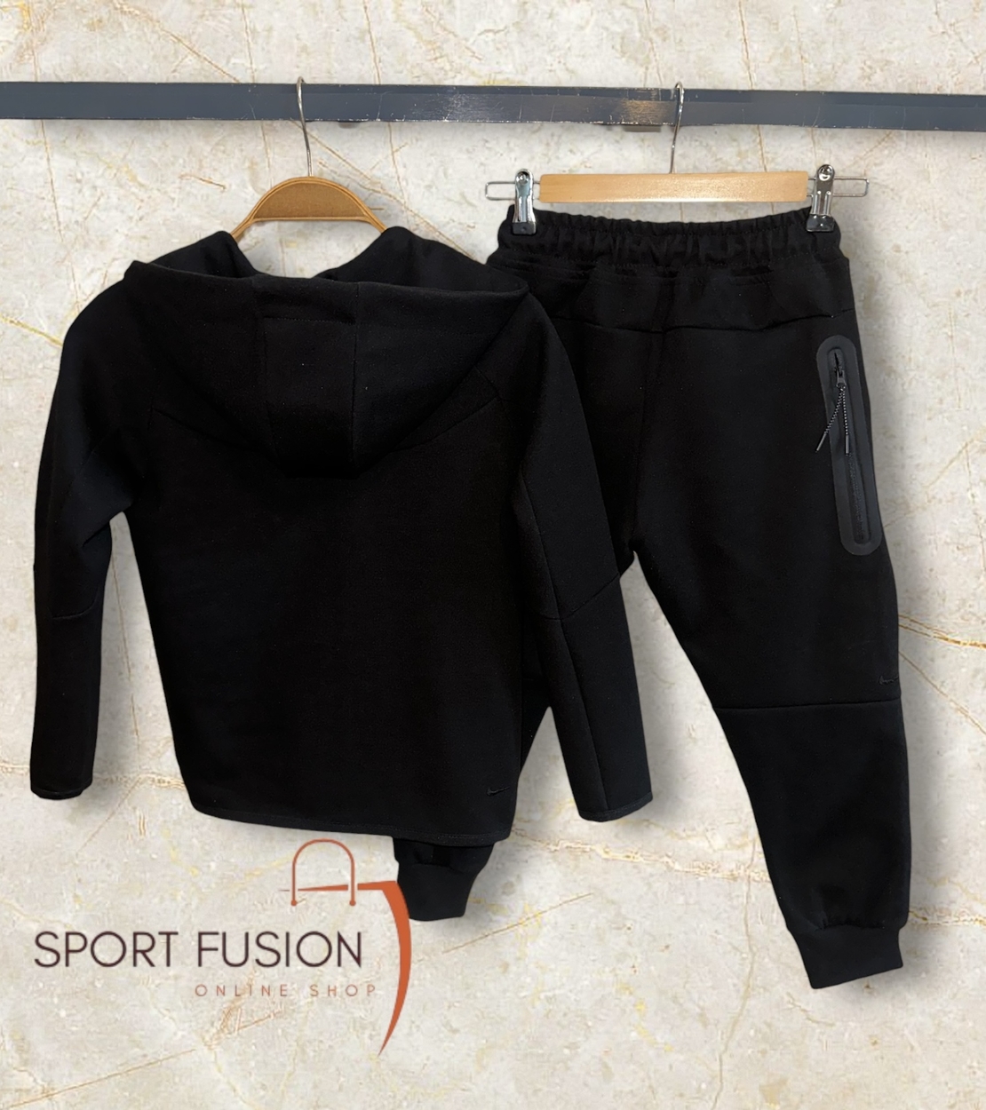 Детски Екип NK TCH Black 08