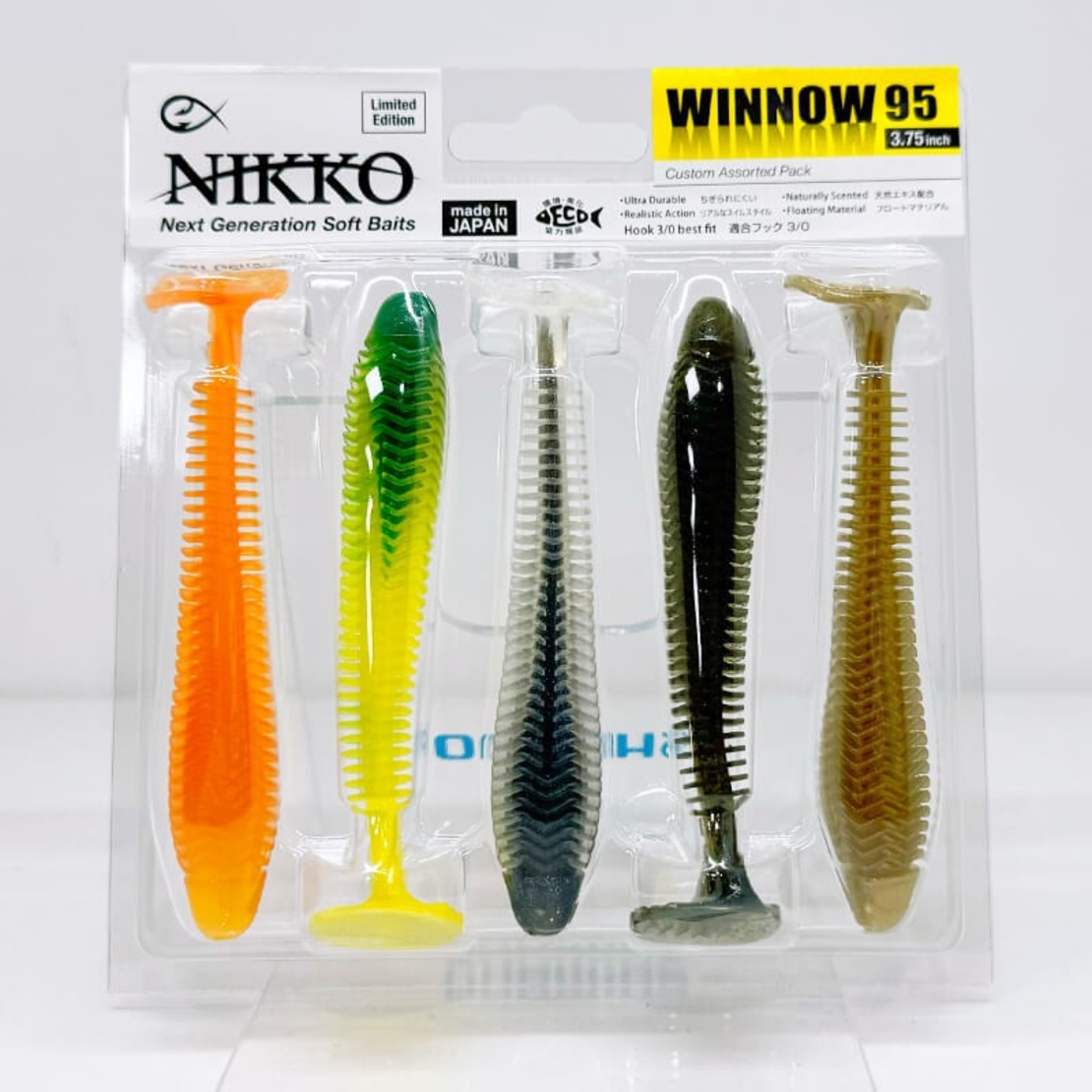 Nikko Winnow 95mm - Twitch Fishing Limited Mix Pack - Силиконова Примамка