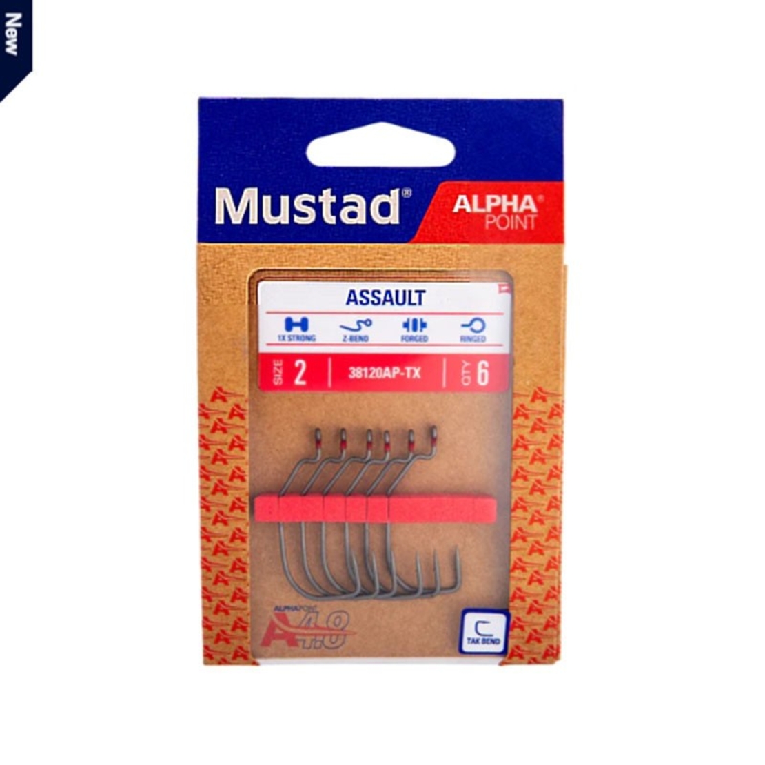 MUSTAD ASSAULT WIDE GAP HOOK - Офсетни Куки