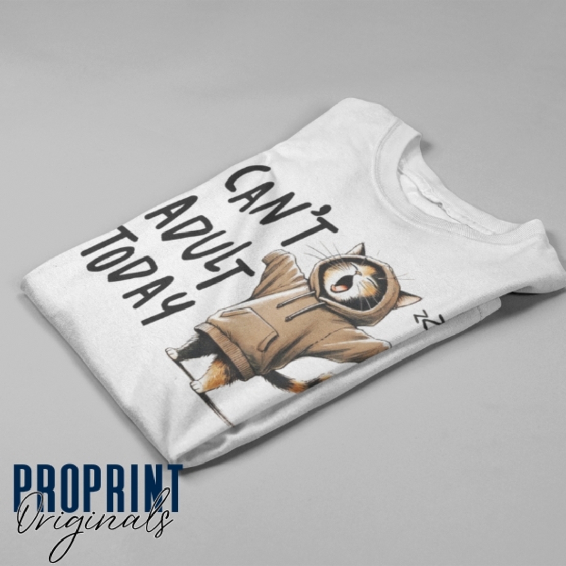 Унисекс тениска “Can’t Adult Today”