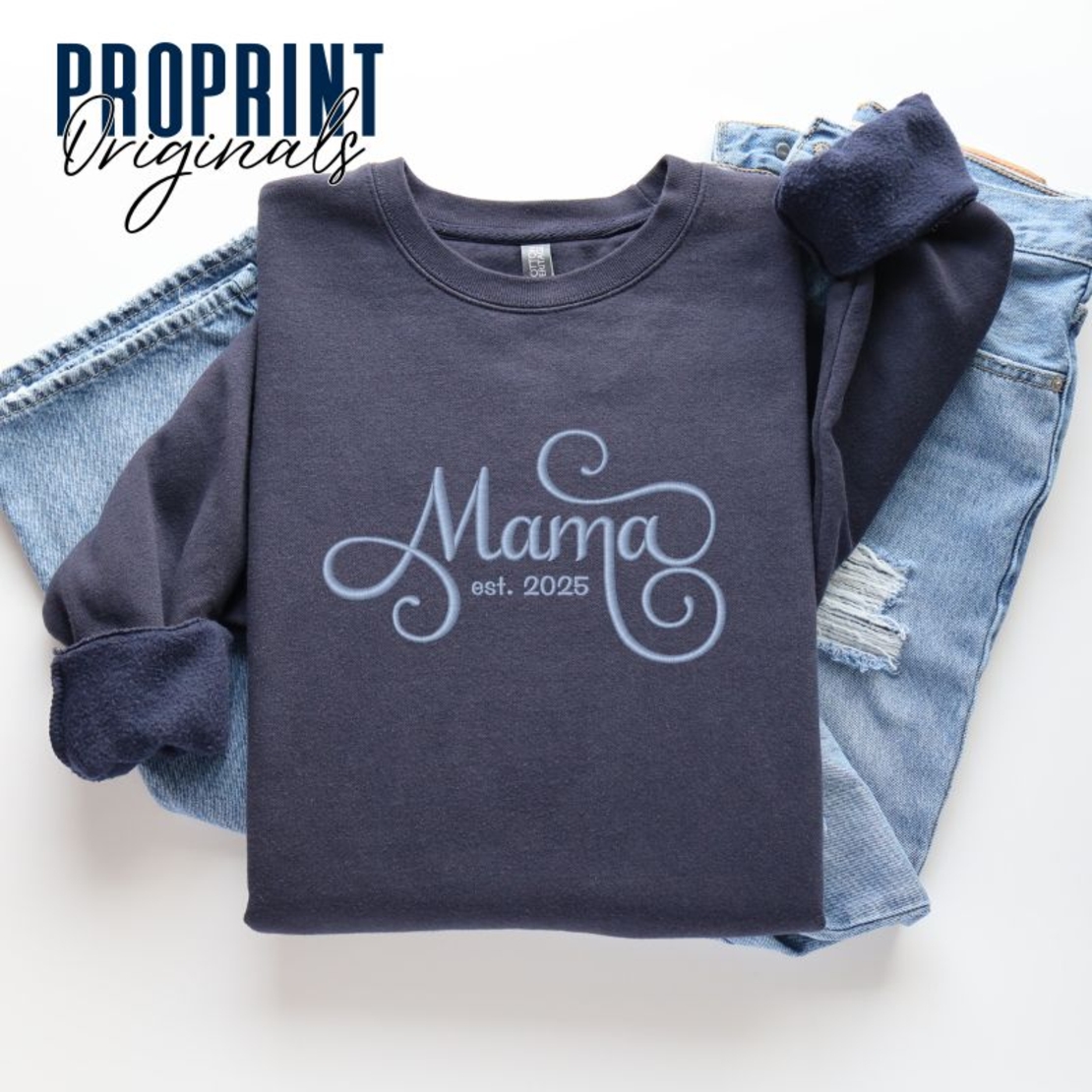 Суичър с бродерия 