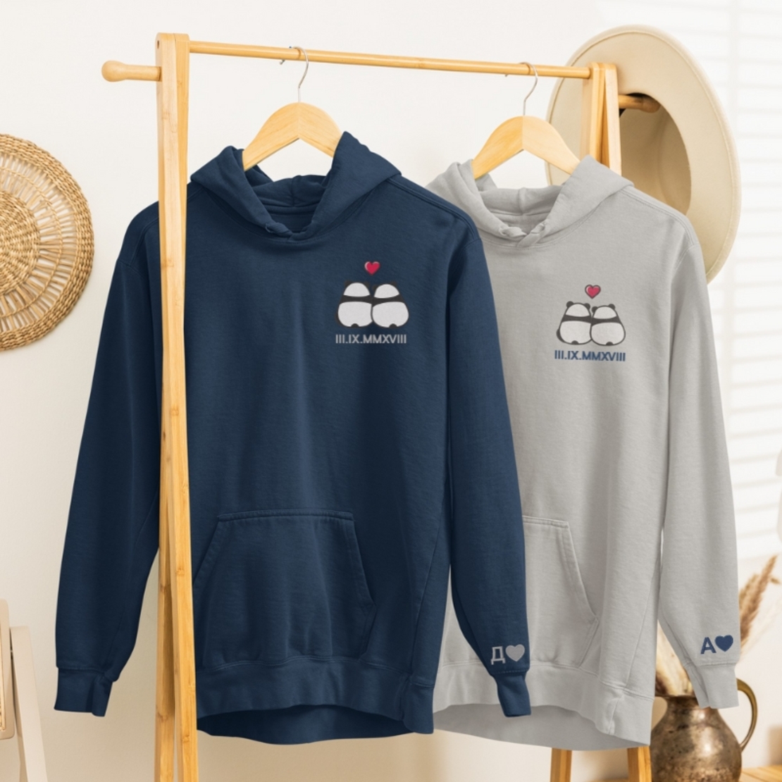 Комплект суичъри за двойки 