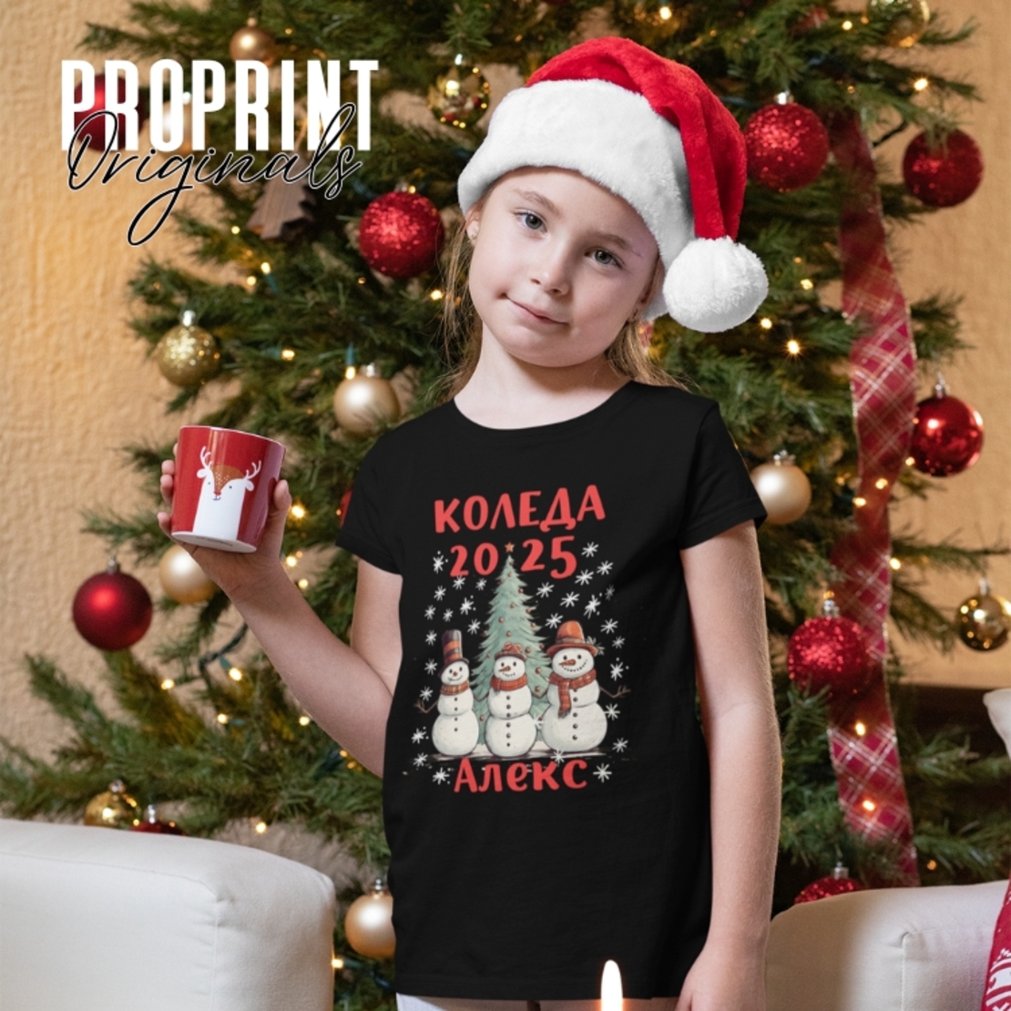 Семейна Коледна тениска 