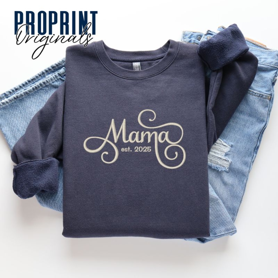 Суичър с бродерия 