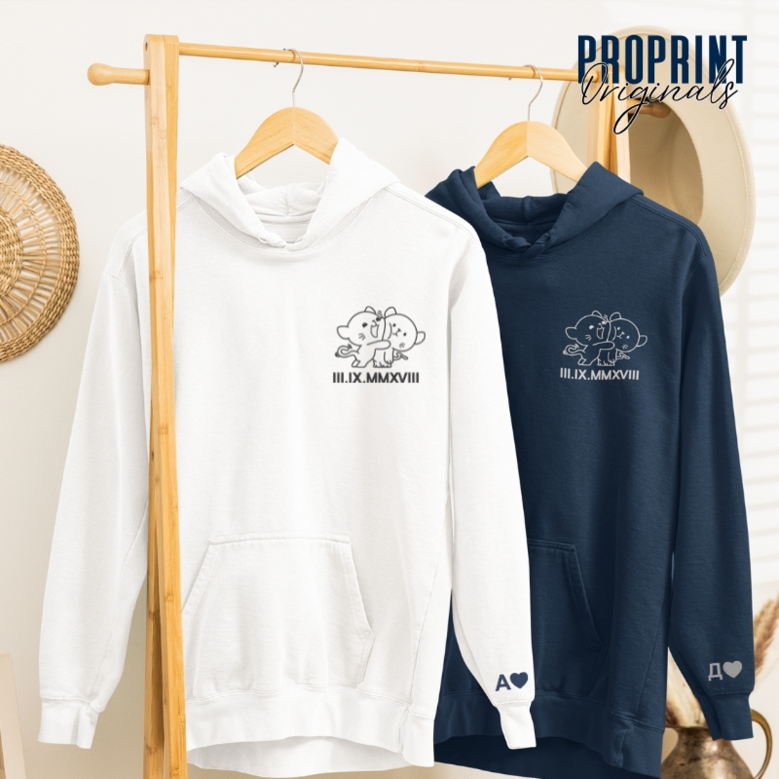 Couples Matching Hoodies or Sweatshirts 