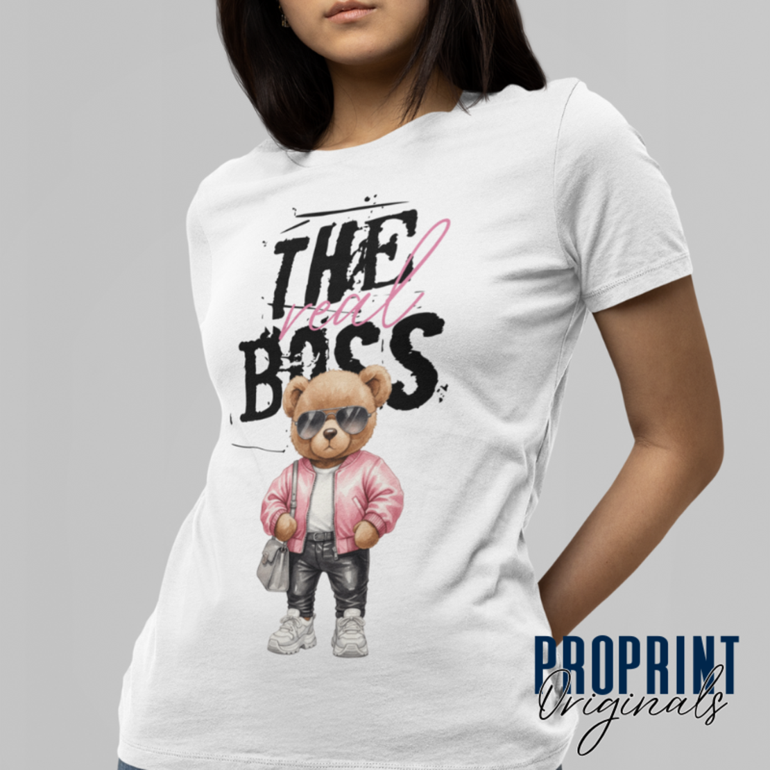 Комплект тениски за двойки – „The Boss & The Real Boss“