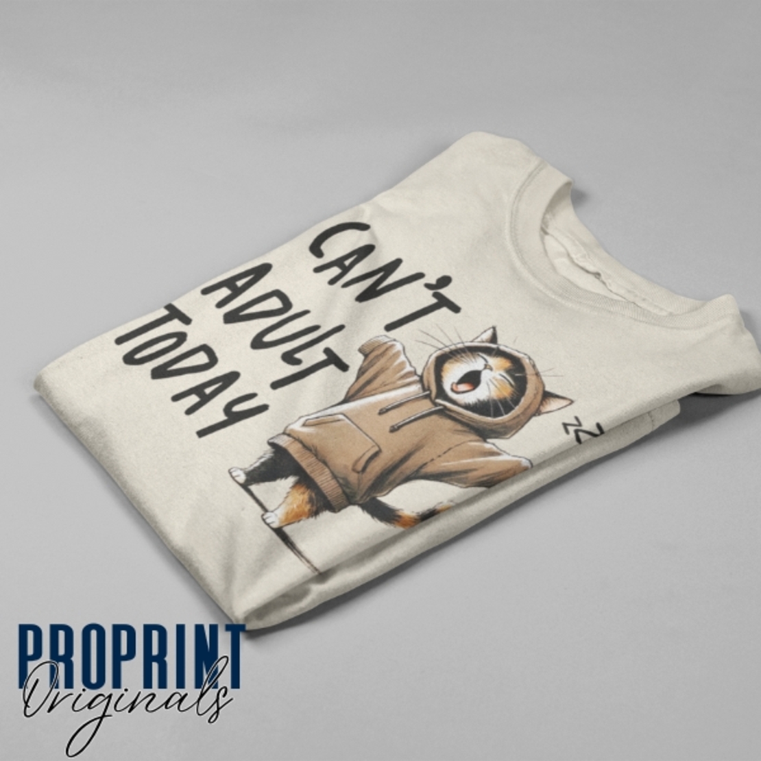 Унисекс тениска “Can’t Adult Today”