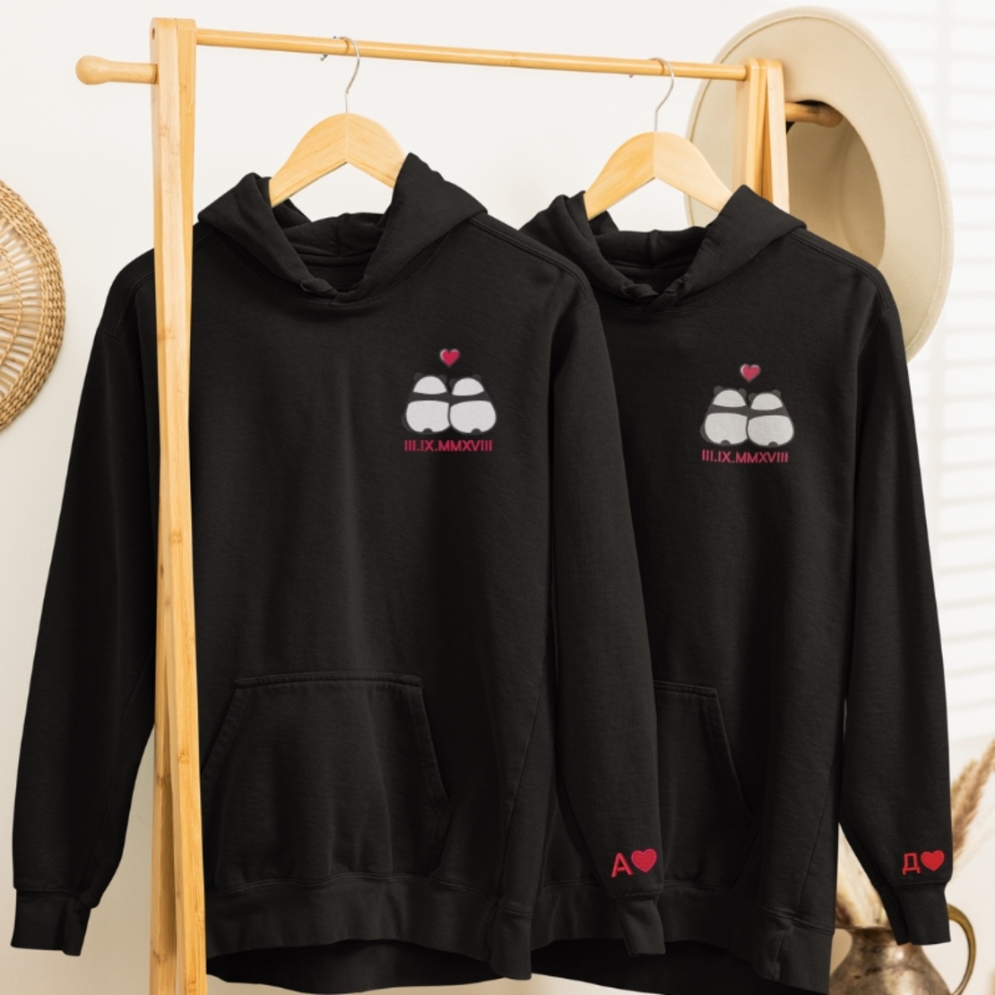 Комплект суичъри за двойки 