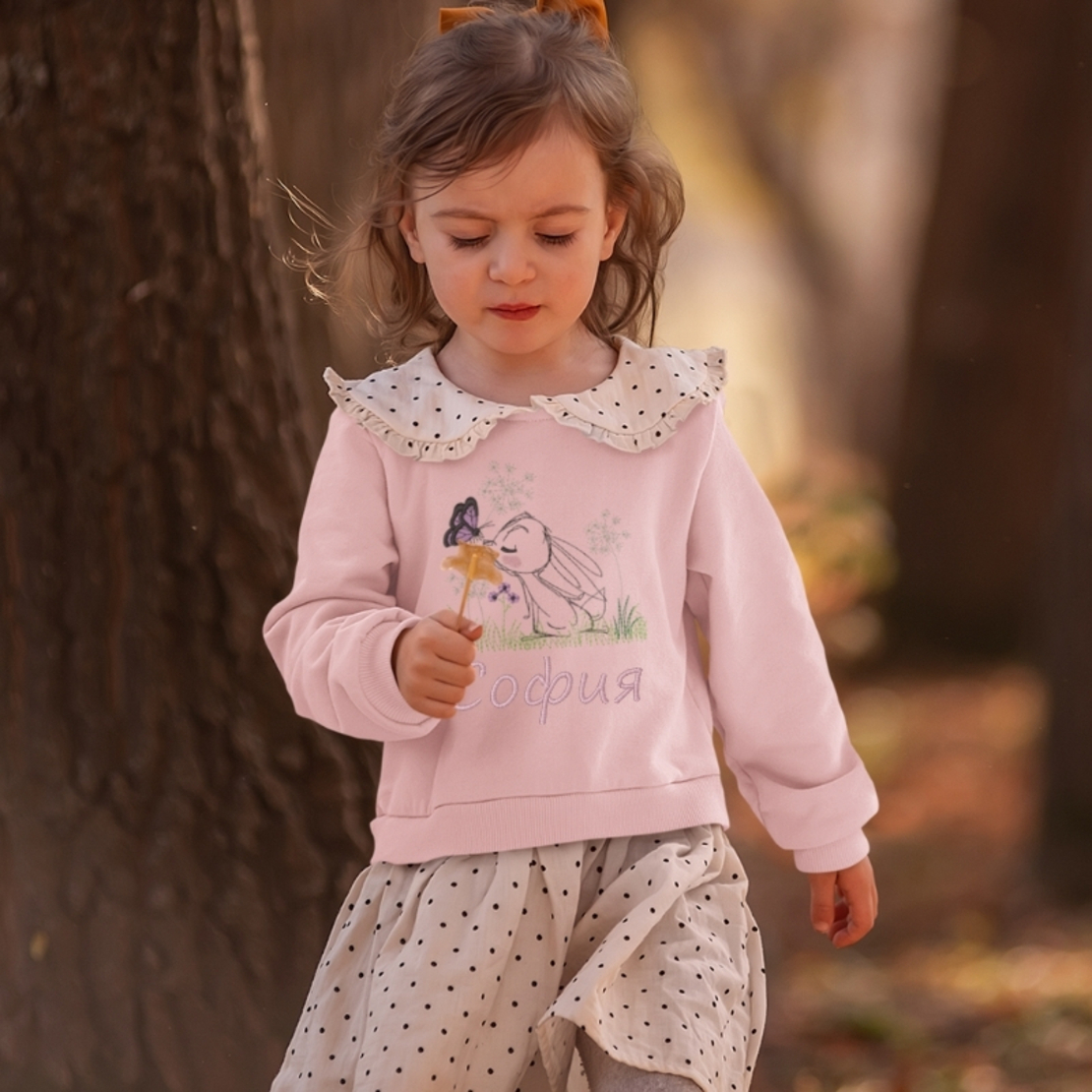 Детски суичър с бродерия 