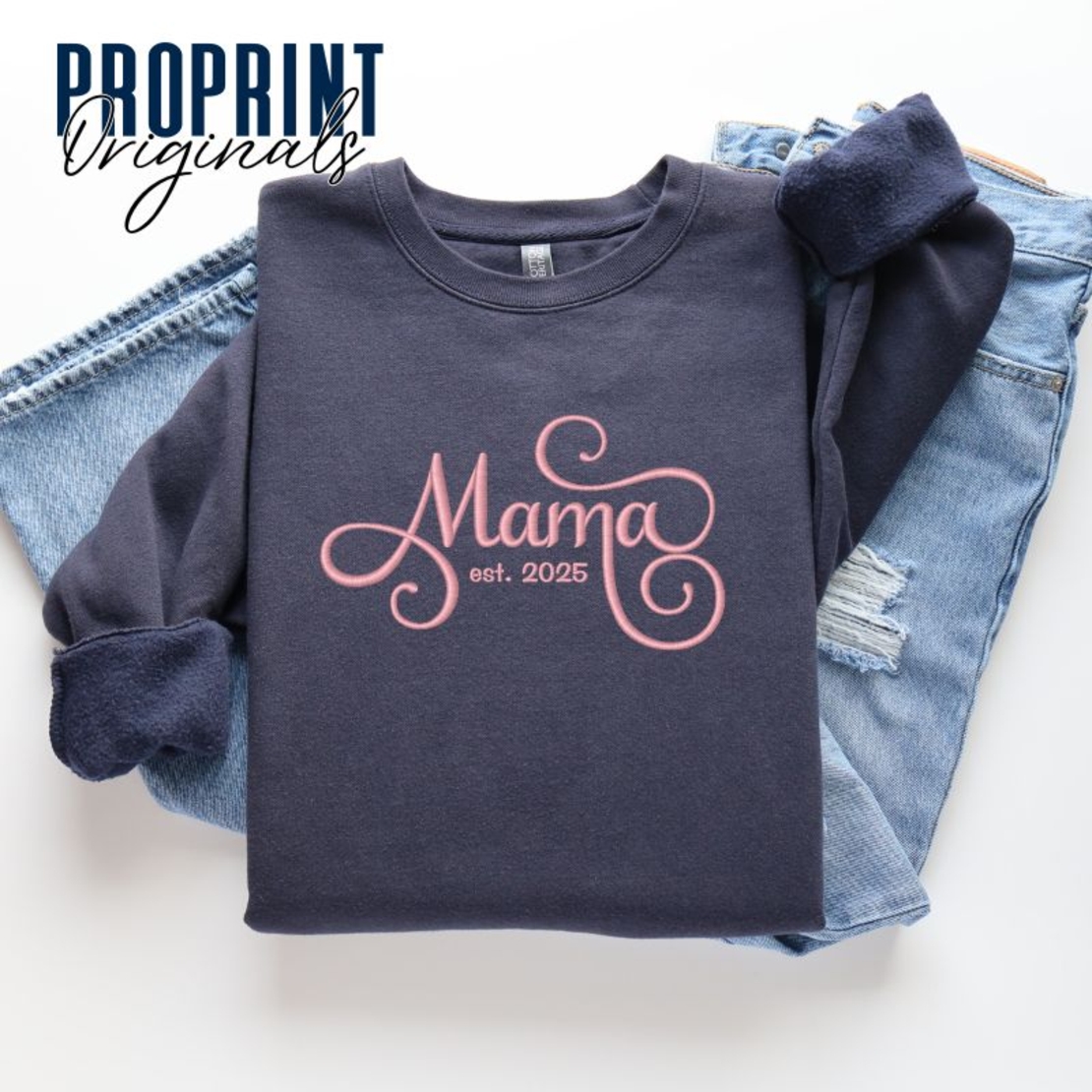 Суичър с бродерия 