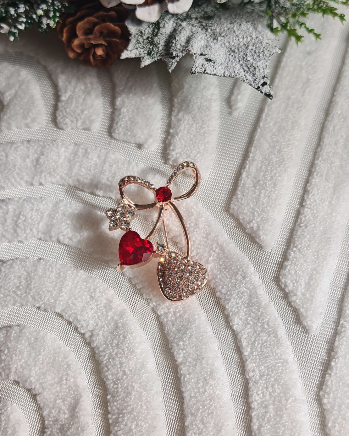 Бтошка коледна панделка