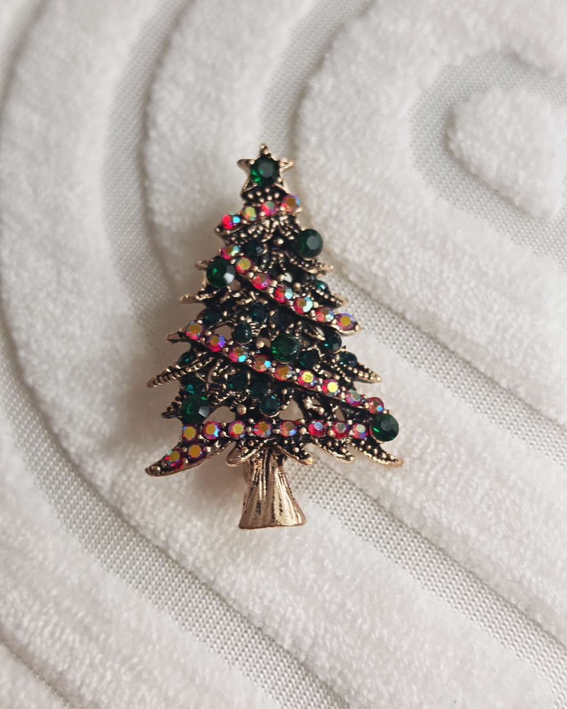 Брошка коледна елха