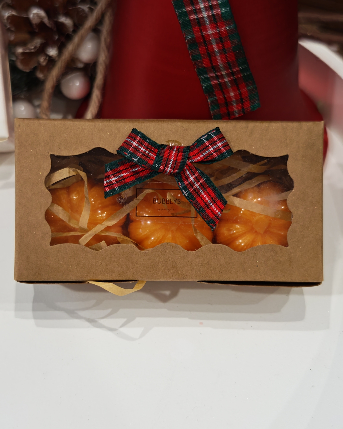 Мини кутия с мандаринки