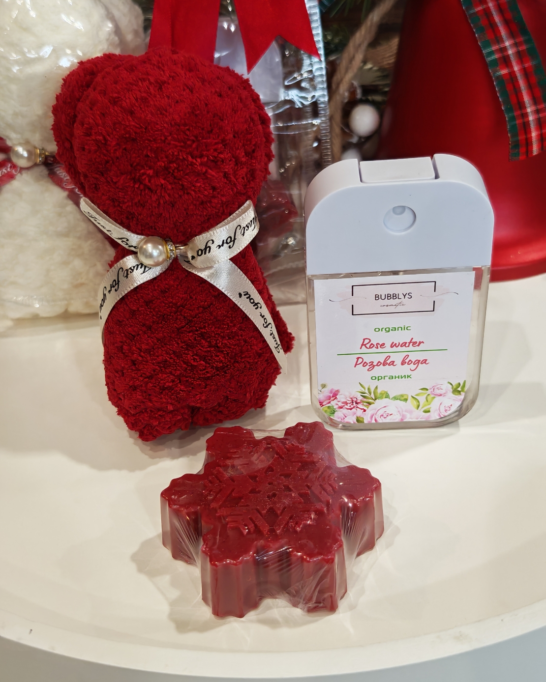 Коледна подаръчна чантичка