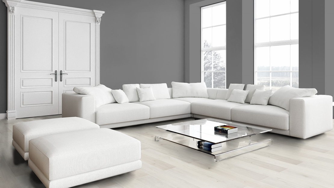 Ламиниран паркет Бял дъб AC4/32 - 8мм / 52352