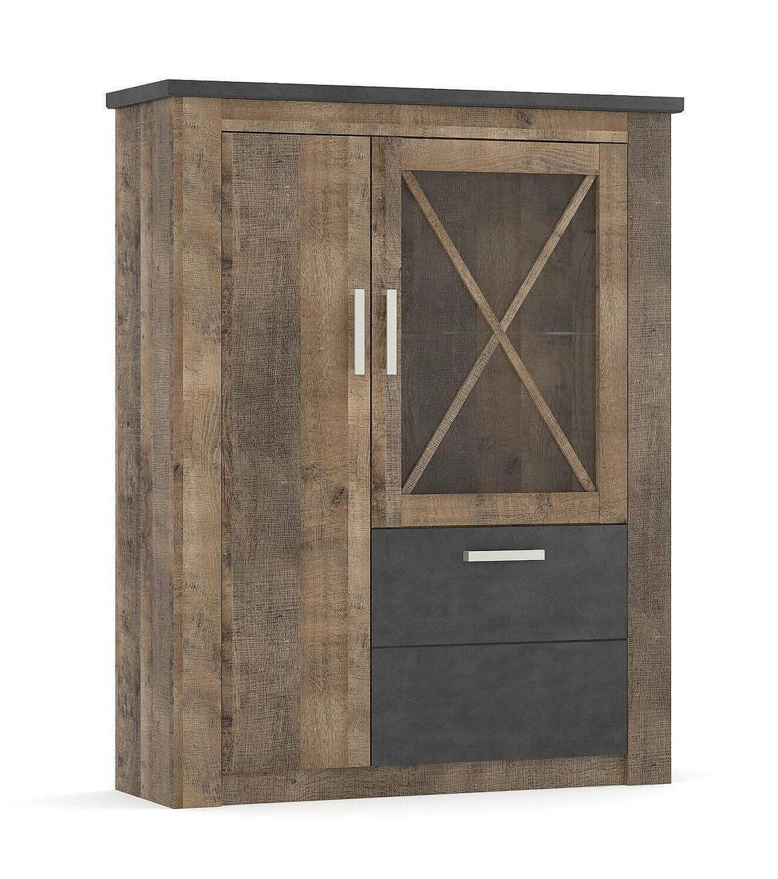 GEORGIA 2Д1В комод колониален - дъб/матера