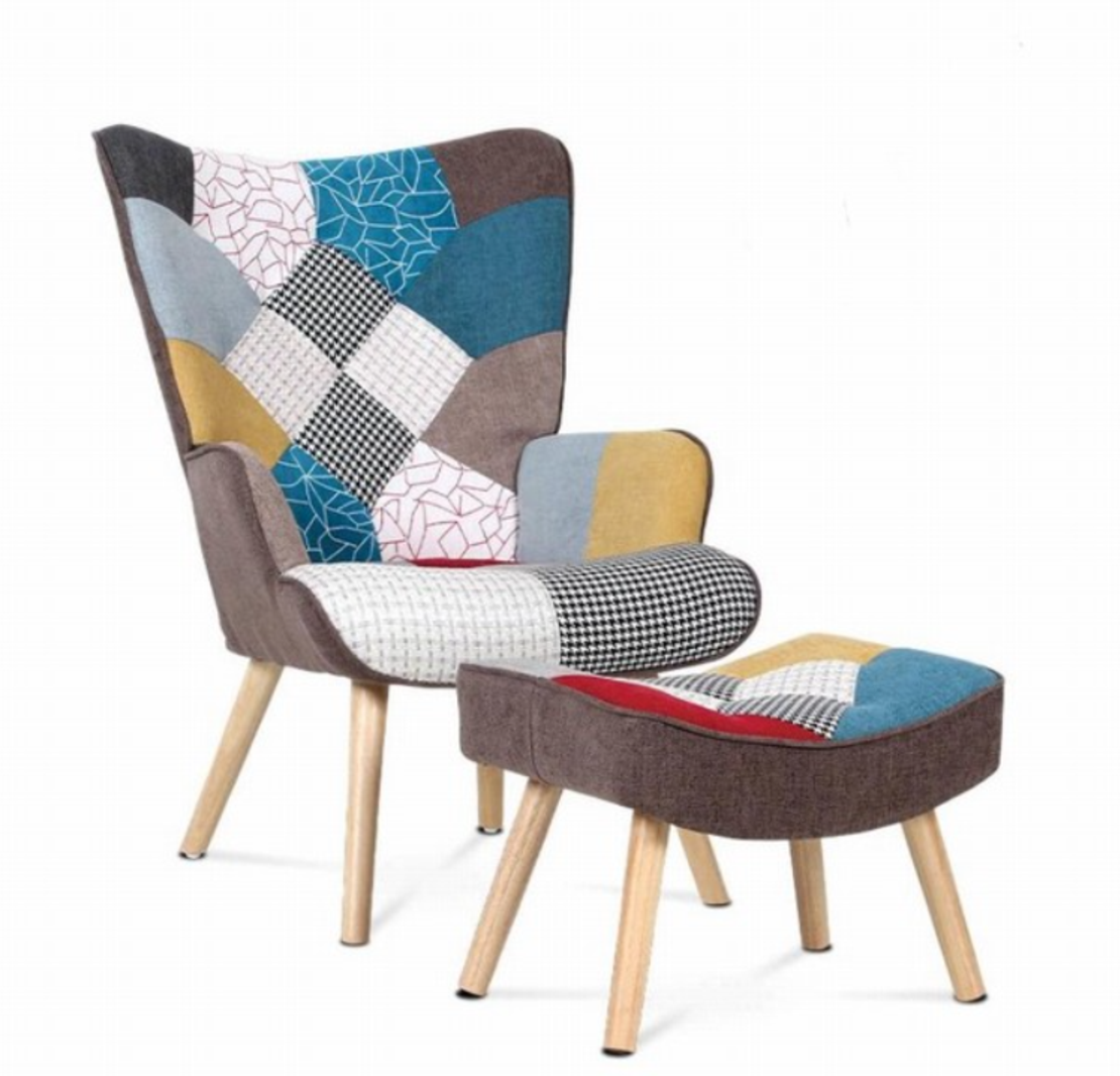 Фотьойл FRANK с табуретка пачуърк