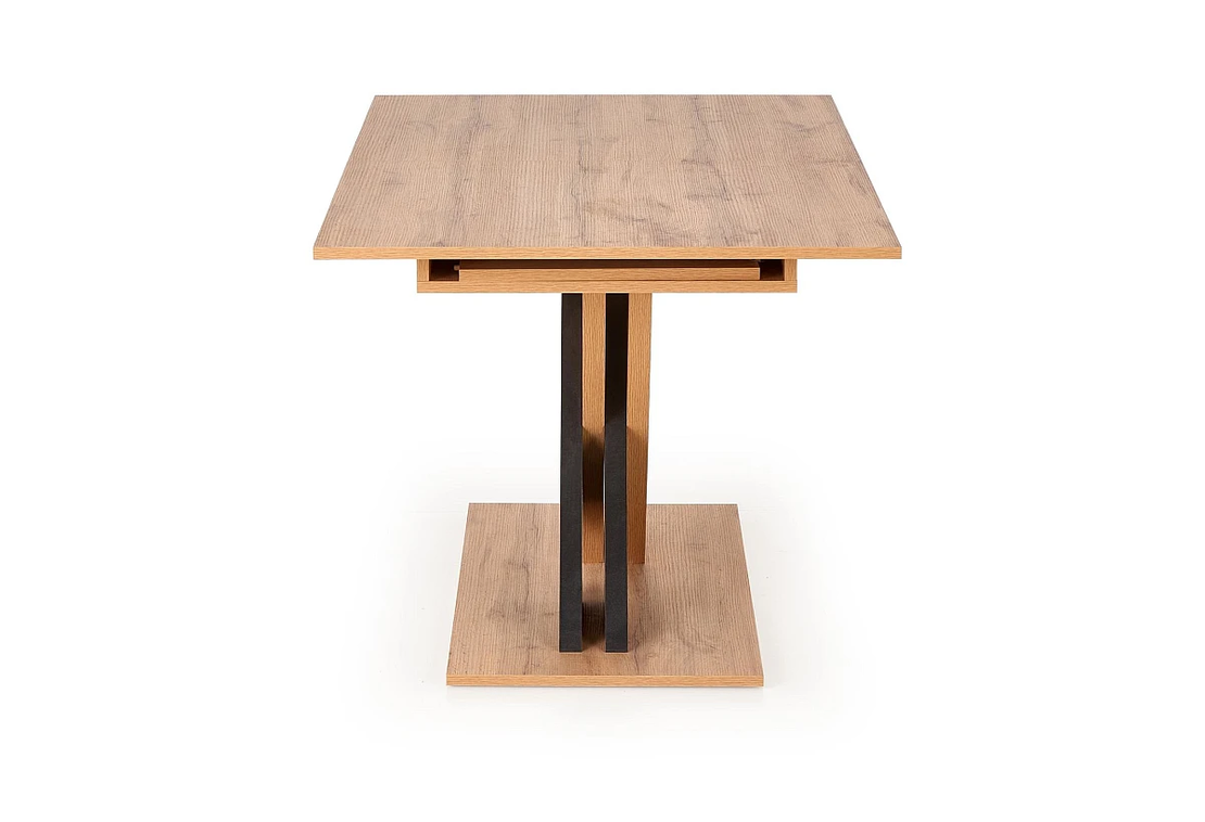 Трапезна маса XARELTO разтегателна - дъб вотан/черно