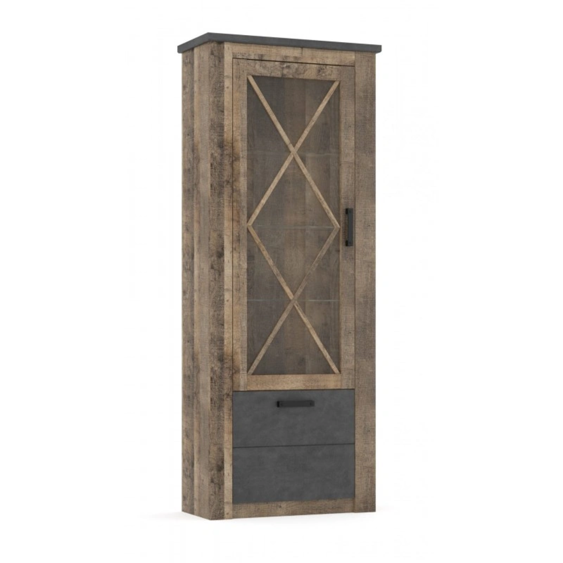 GEORGIA 1Д1В пенал колониален дъб/матера