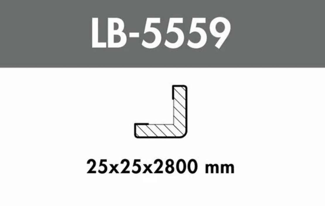 LB-5559 Външен ъгъл за MDF стенна ламперия – различни декори