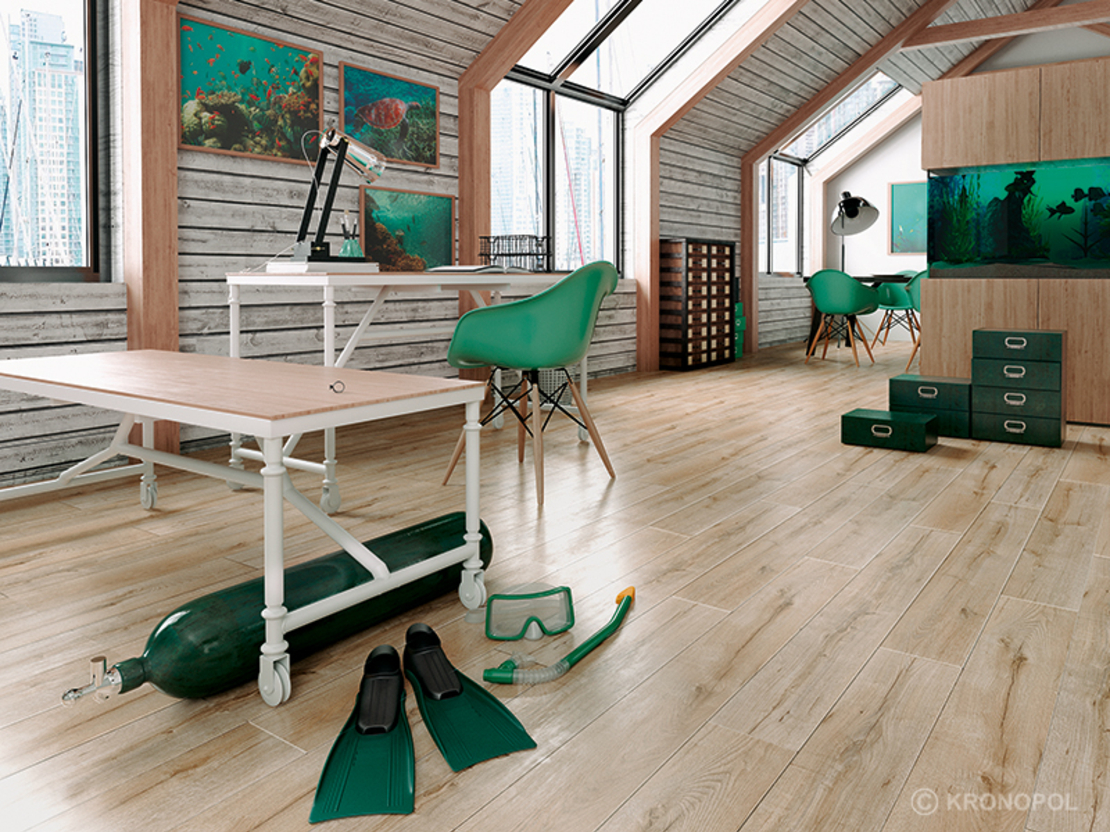 Ламиниран паркет Тихоокеански дъб АС4/32 10мм / 3280