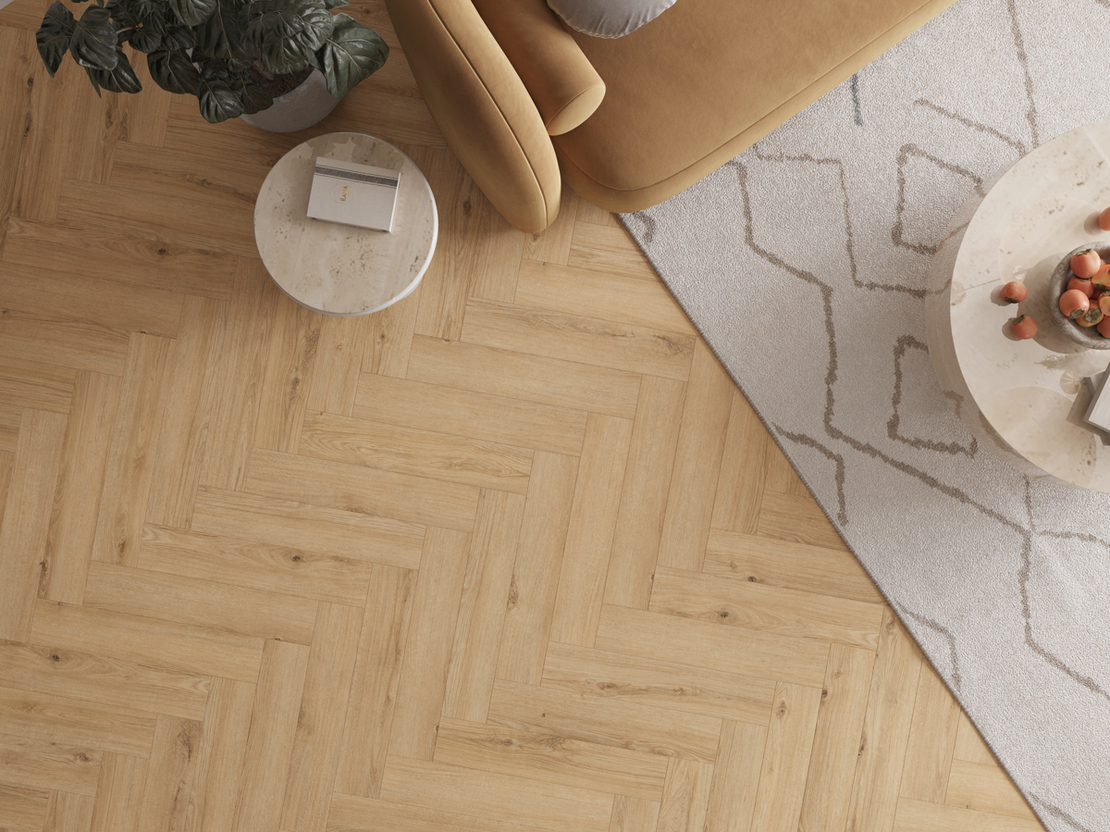 Ламиниран паркет Дъб Цетина АC5/32 -8мм рибя кост / 63276