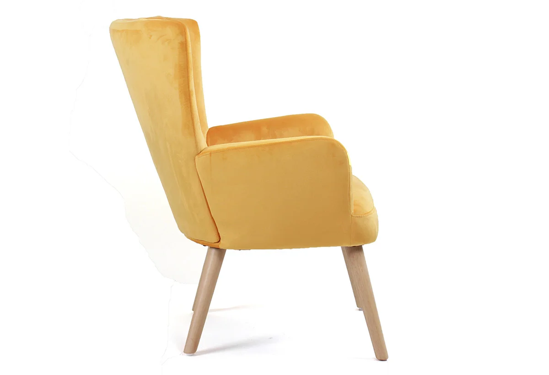 Фотьойл RANDY - оранжево/натурално