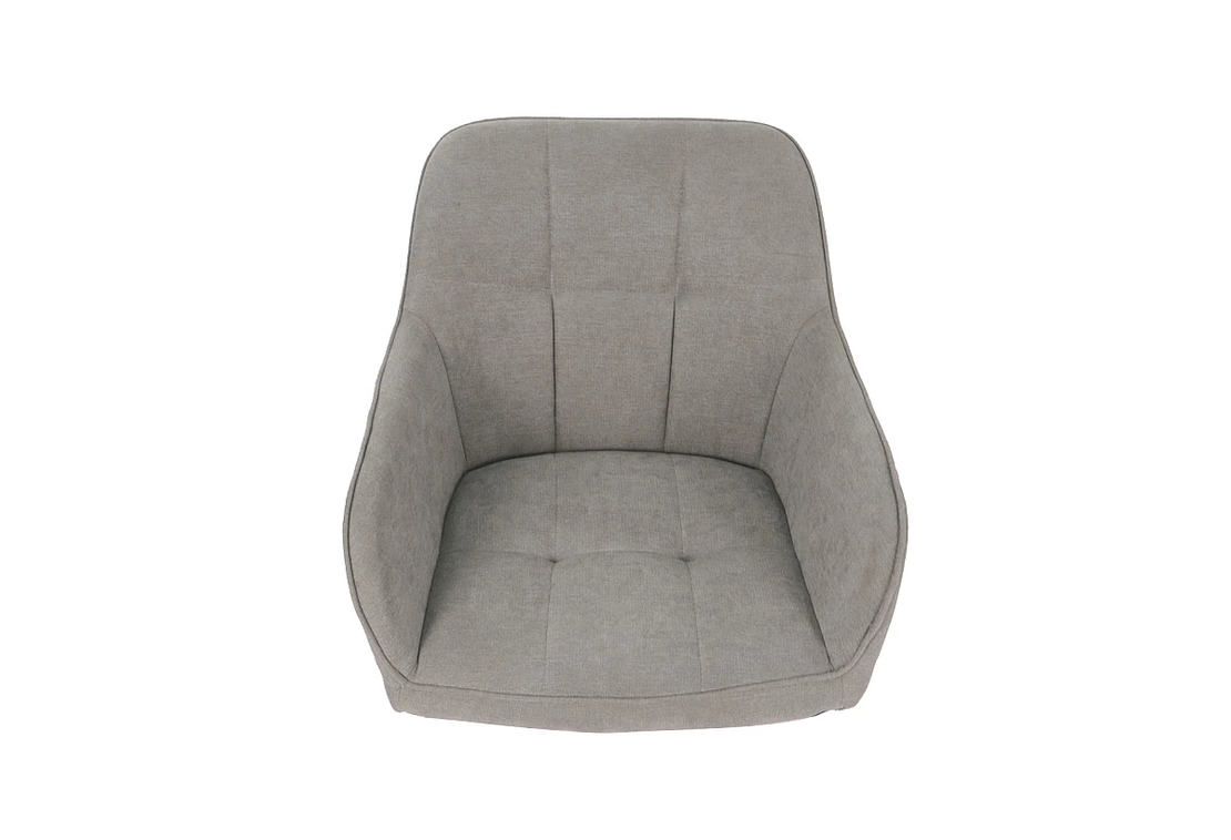 Трапезен стол К-350 - светлобежово-сиво/черно