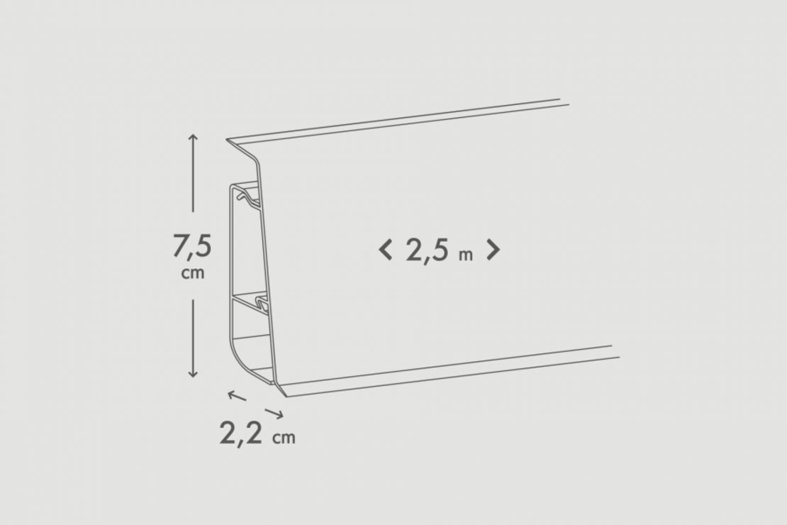 PVC Перваз Hi Line Prestige 106 Хикория