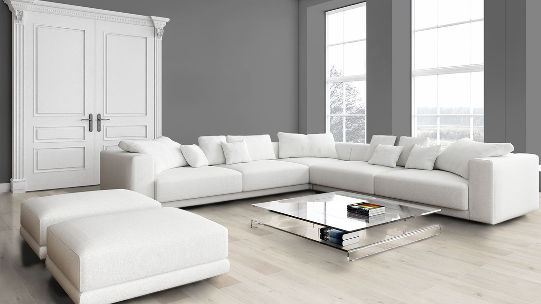 Ламиниран паркет Светлосив дъб AC4/32 - 8мм / 52350