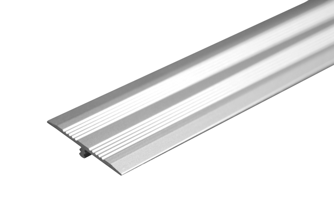 Алуминиева Т-образна лайстна за LVT 25/2.5мм 180 см – злато/сребро/шампанско