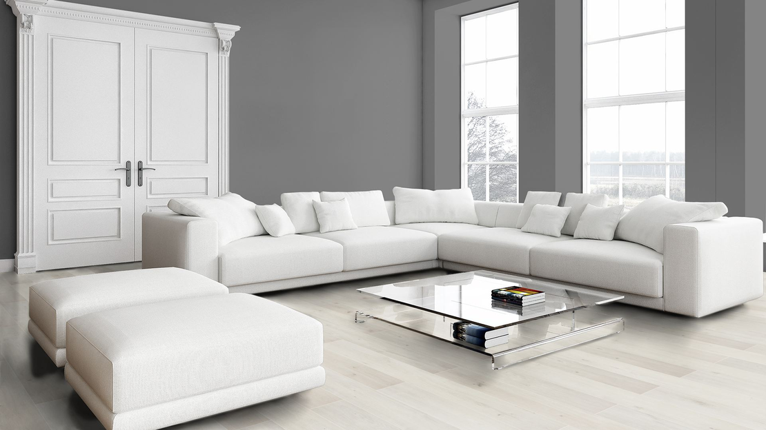 Ламиниран паркет Бял дъб AC4/32 - 8мм / 52352