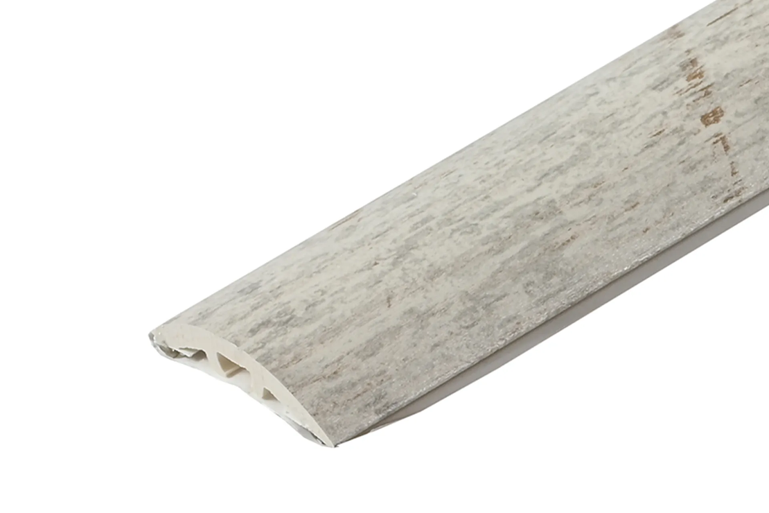 PVC Лайстна преходна с ламинирано фолио 30мм 180см самозалепваща/скрит монтаж – дървесни декори