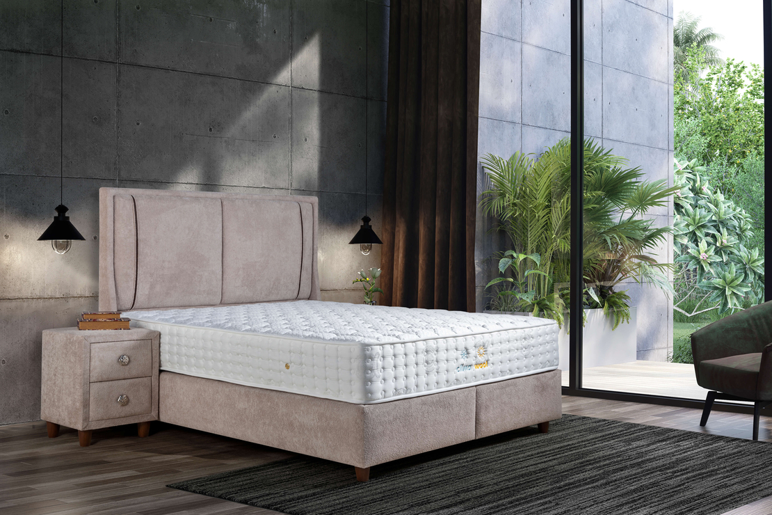 Тапицирано легло  CLIMA WOOL - VOOLA