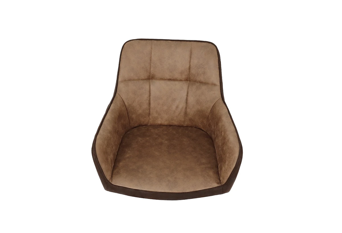 Трапезен стол К-346 - камел/кафяво/черно