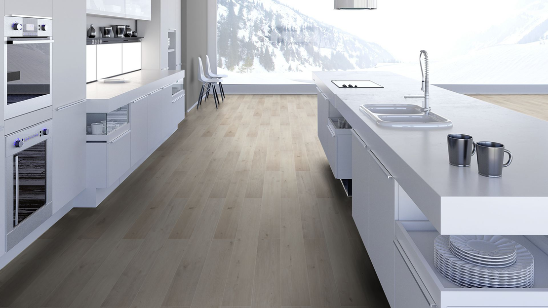 Ламиниран паркет Светлосив дъб AC4/32 - 8мм / 52350