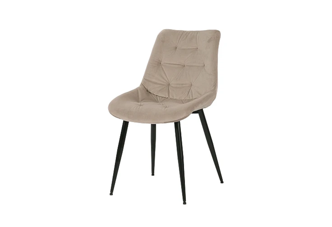 Трапезен стол К-351 - бежово/черно