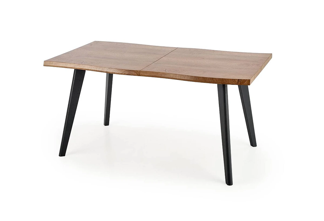 Трапезна маса DICKSON 150 разтегателна - натурален дъб/черно