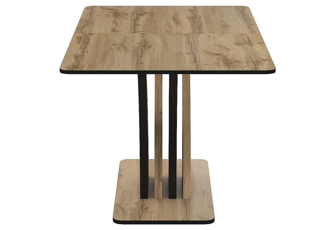 Трапезна маса NEPTUN разтегателна - дъб артисан/черно