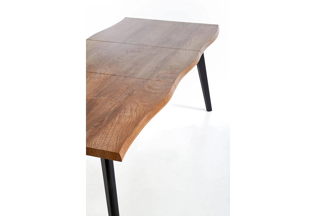 Трапезна маса DICKSON 150 разтегателна - натурален дъб/черно