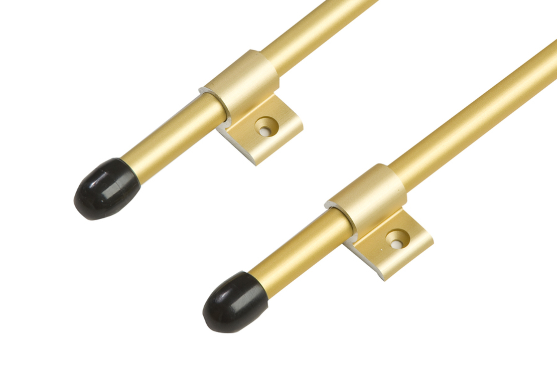 Комплект алуминиеви държачи за мокет 2бр 1.2м – злато