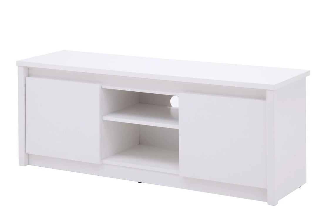 Шкаф ERDEN SZFK RTV 2D ТВ - бяло