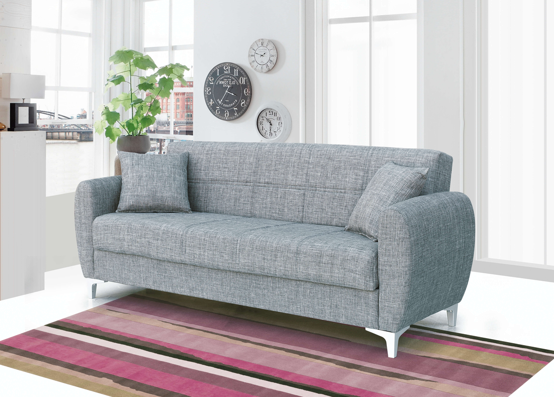 Диван Nisa -  светлосив